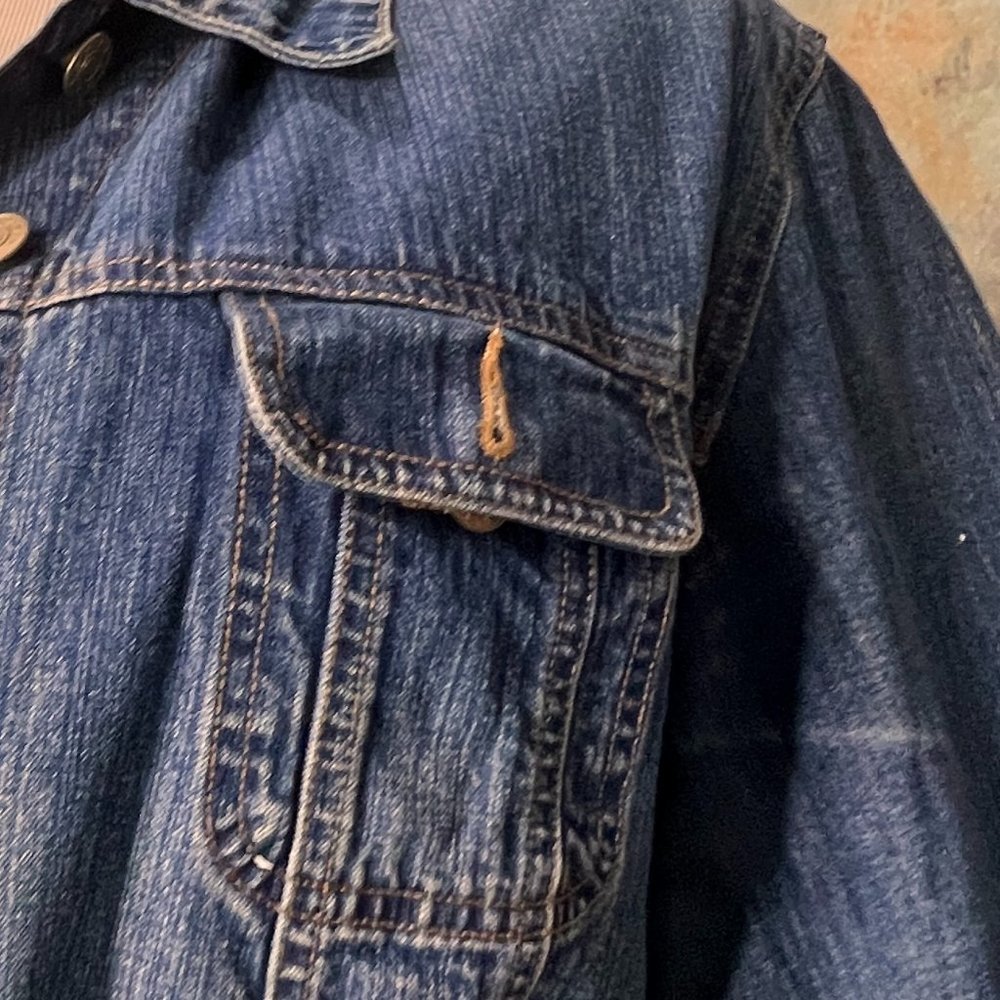 VTG 📌GEGRGE essentials 80s Denim Jacket - Picture 6 of 15
